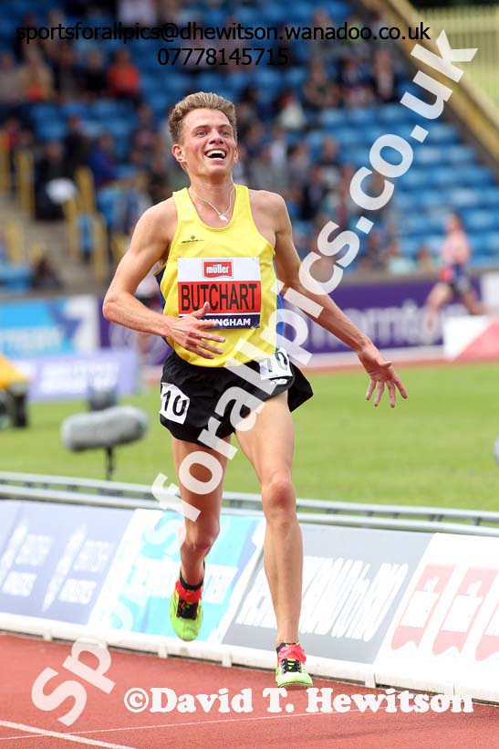 Mens 5000 metres, British Championships, Birmingham. Photo: David T. Hewitson/Sports for All Pics